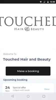 Touched Hair and Beauty android App screenshot 2